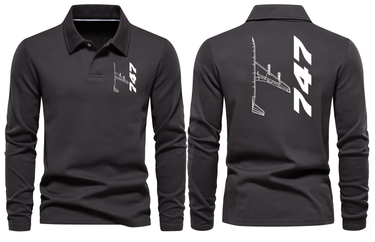BOEING 747 LONG SLEEVE POLO